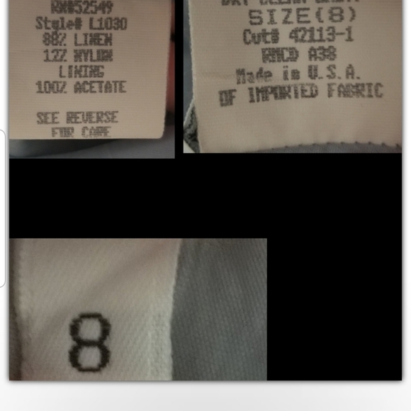 Laundry by Shelli Segal linen blend dress - Picture 3 of 4
